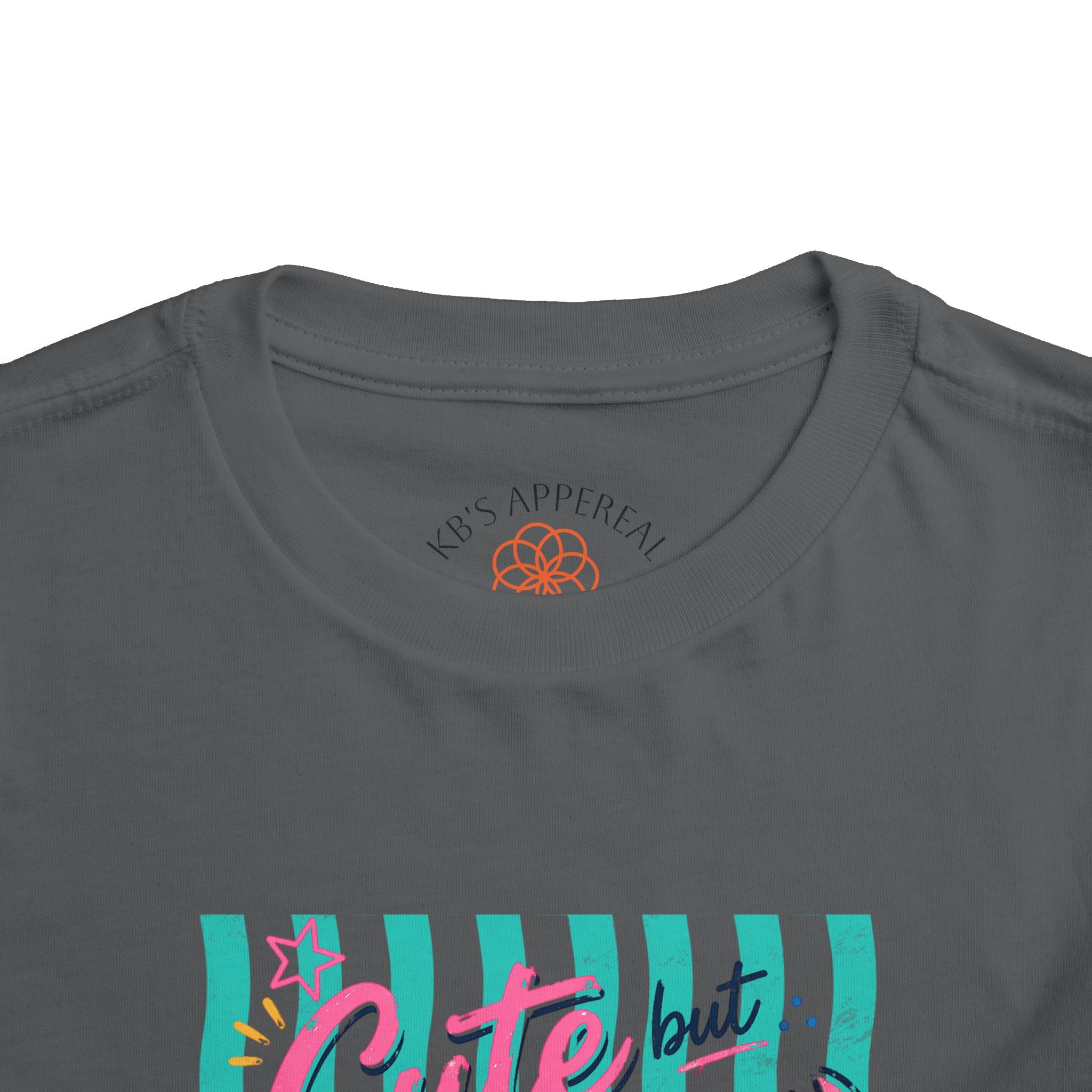Cute but Crabby Toddler Tee - Pink Crab Beach Graphic Shirt