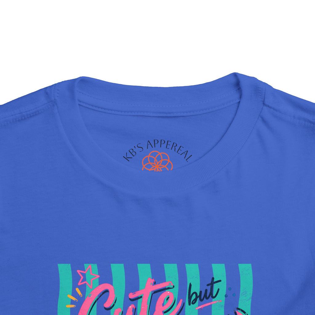 Cute but Crabby Toddler Tee - Pink Crab Beach Graphic Shirt
