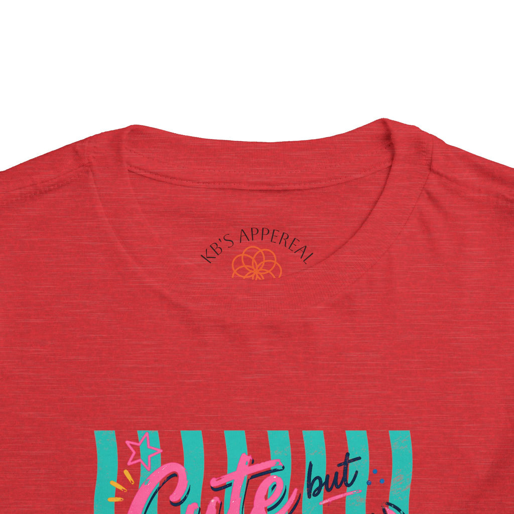 Cute but Crabby Toddler Tee - Pink Crab Beach Graphic Shirt