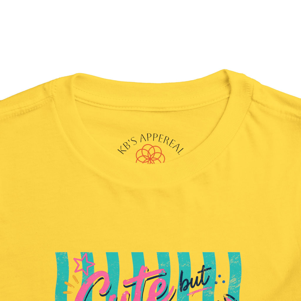 Cute but Crabby Toddler Tee - Pink Crab Beach Graphic Shirt