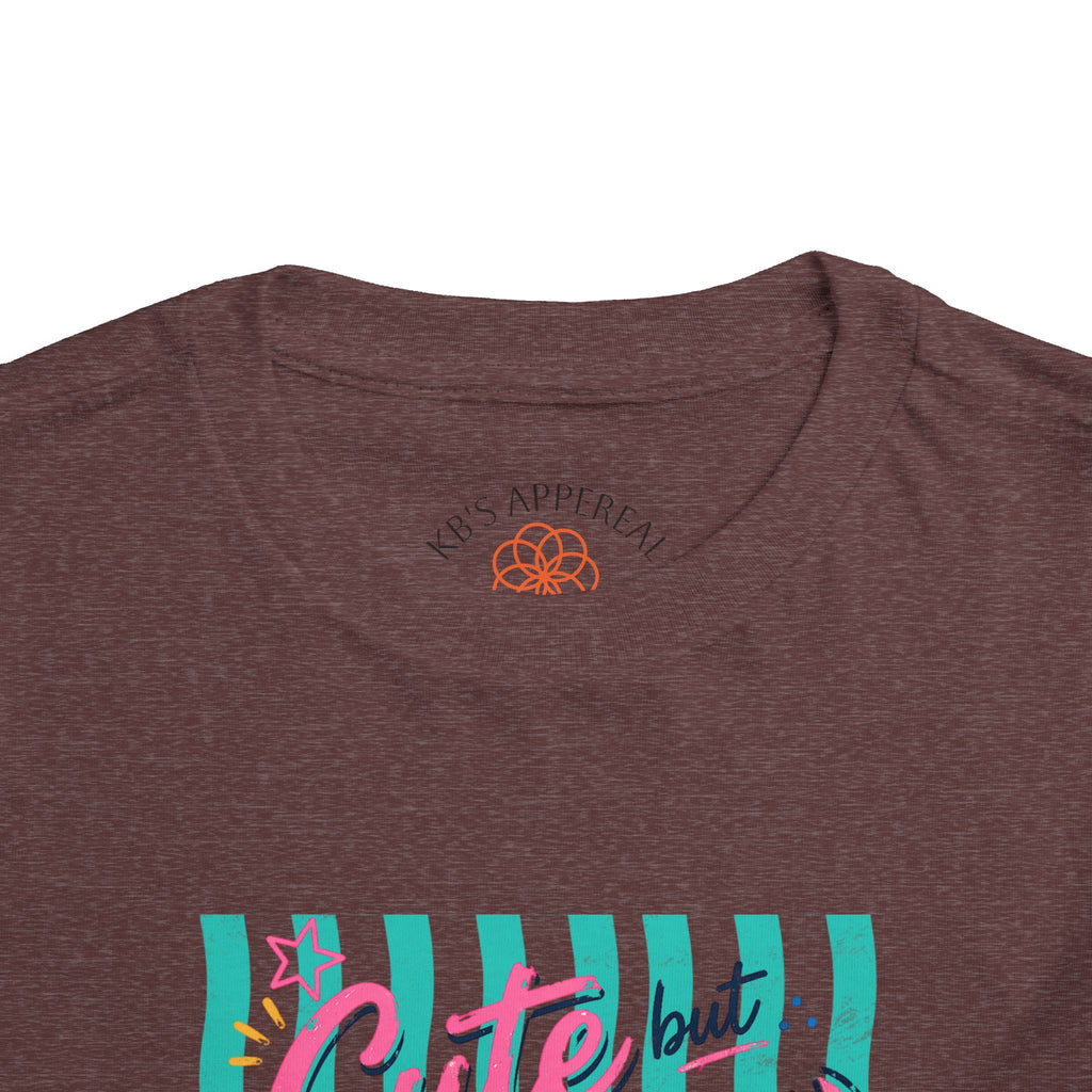 Cute but Crabby Toddler Tee - Pink Crab Beach Graphic Shirt