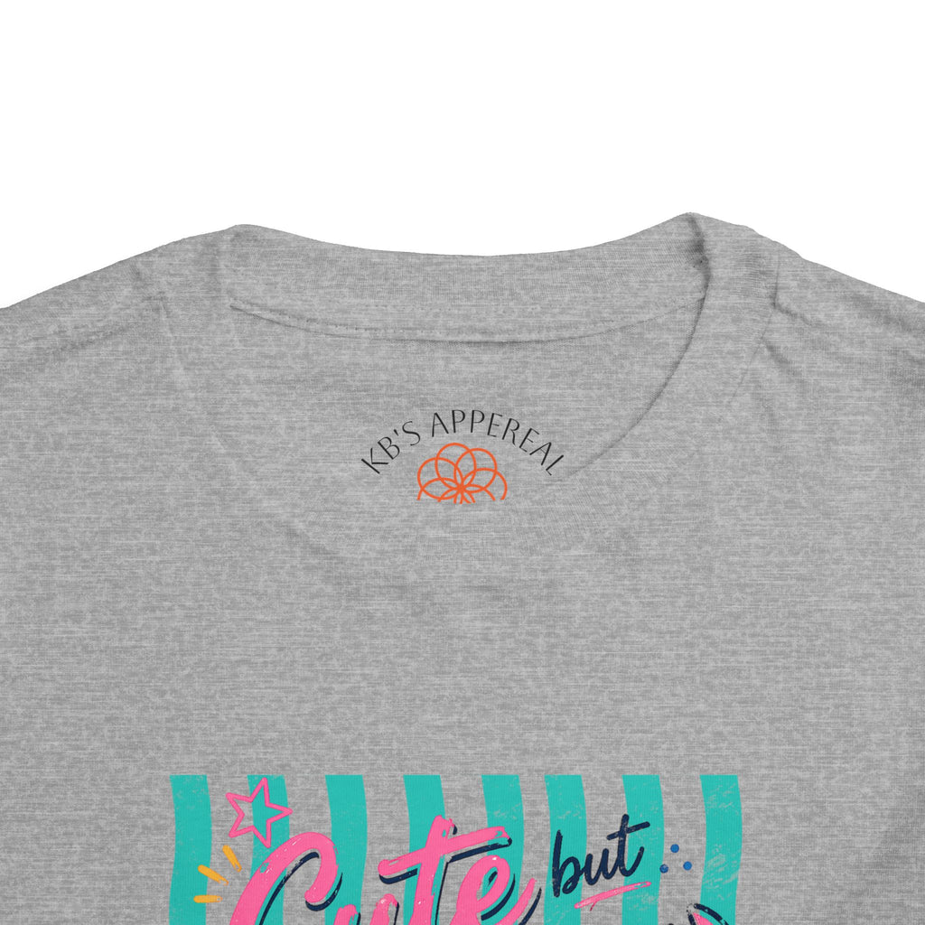 Cute but Crabby Toddler Tee - Pink Crab Beach Graphic Shirt