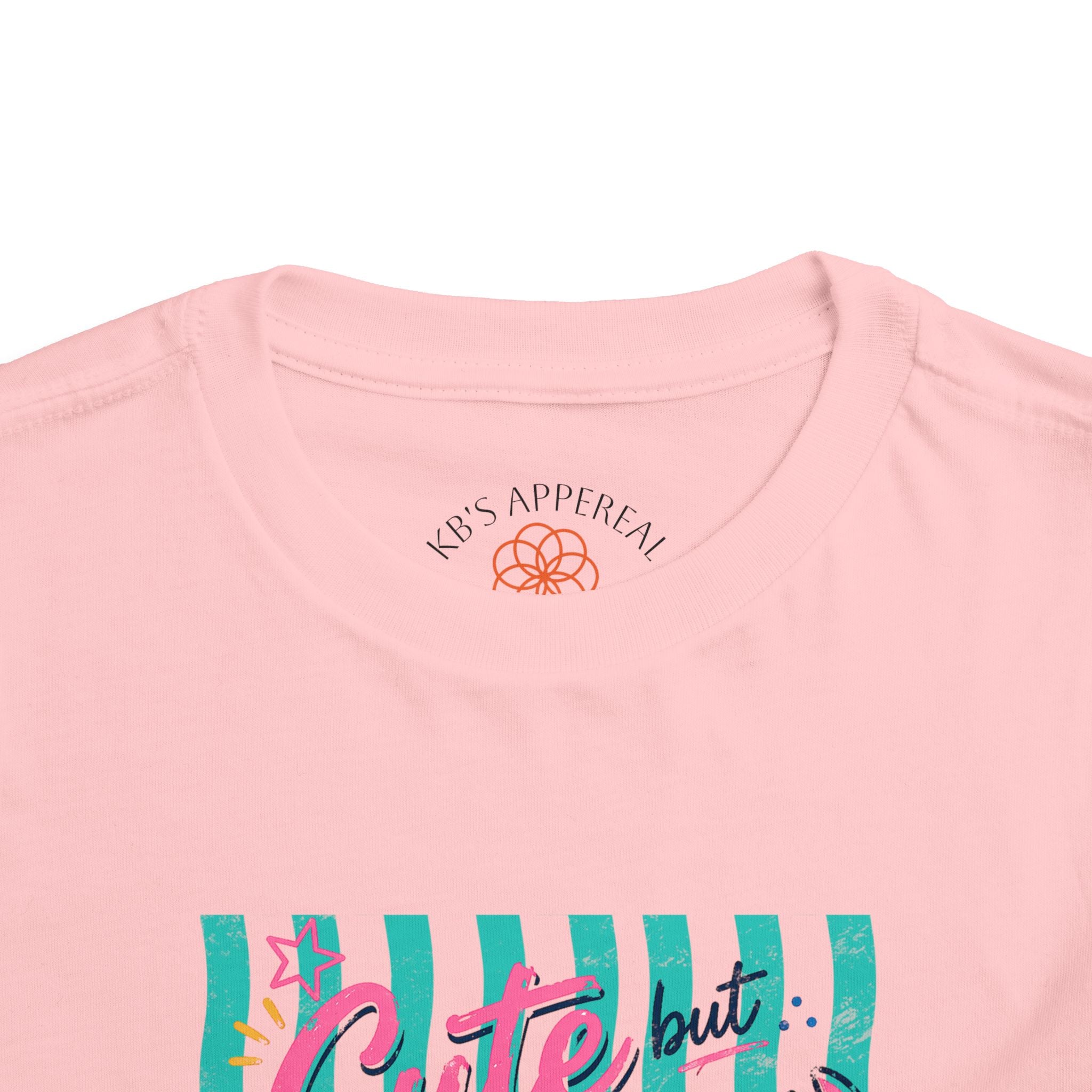 Cute but Crabby Toddler Tee - Pink Crab Beach Graphic Shirt