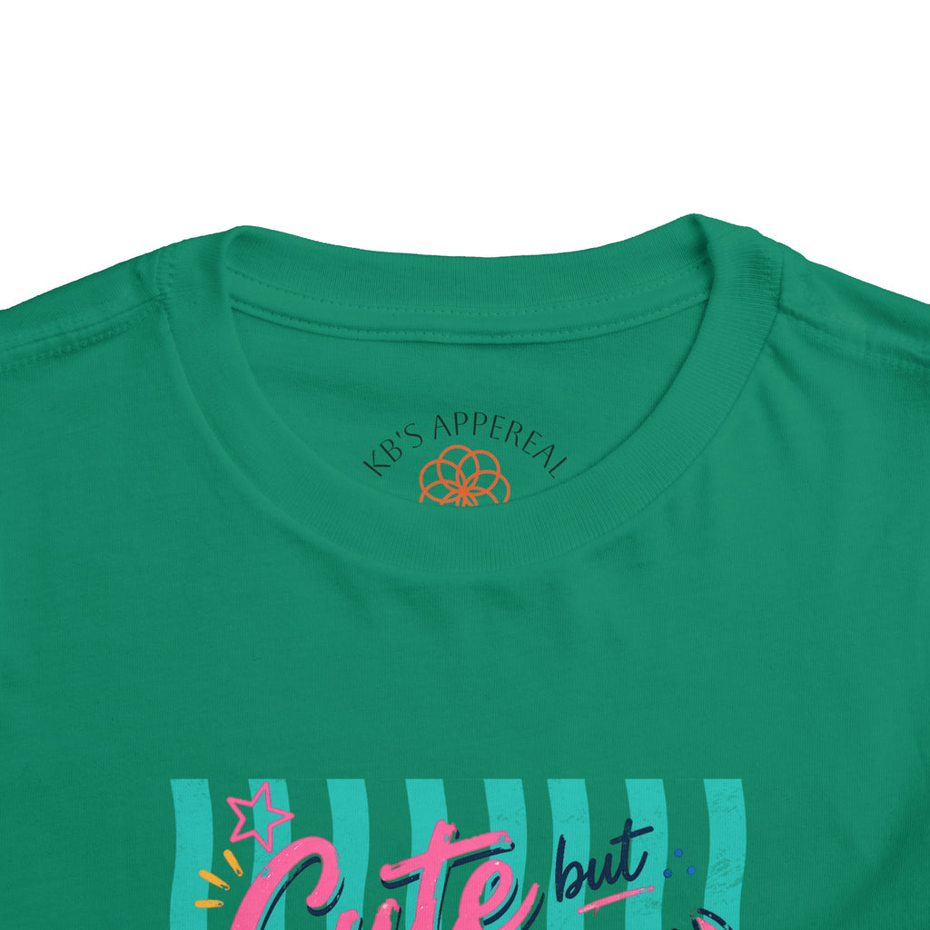 Cute but Crabby Toddler Tee - Pink Crab Beach Graphic Shirt